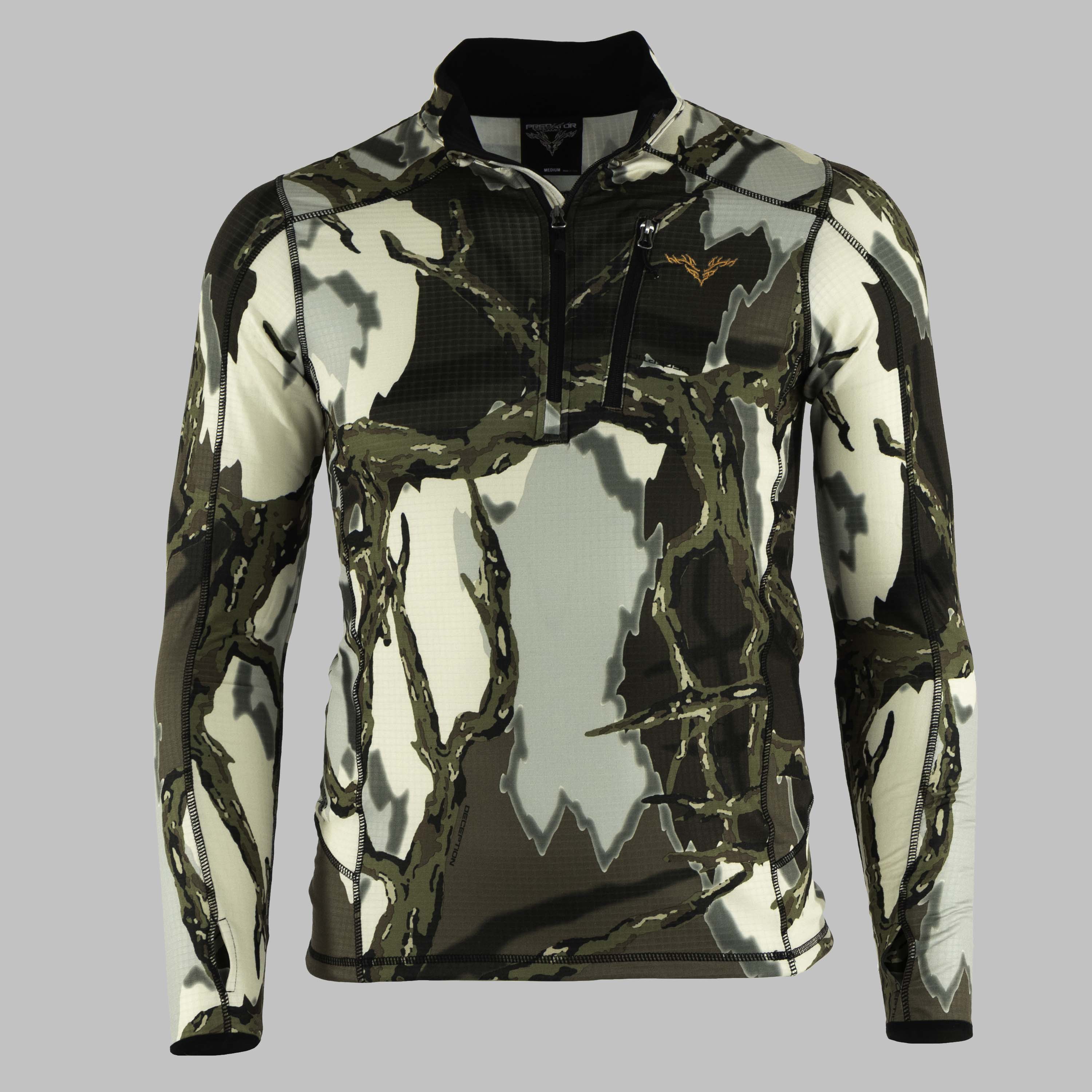 Predator Performance Fleece 1 4 Zip Breathable Moisture Wicking