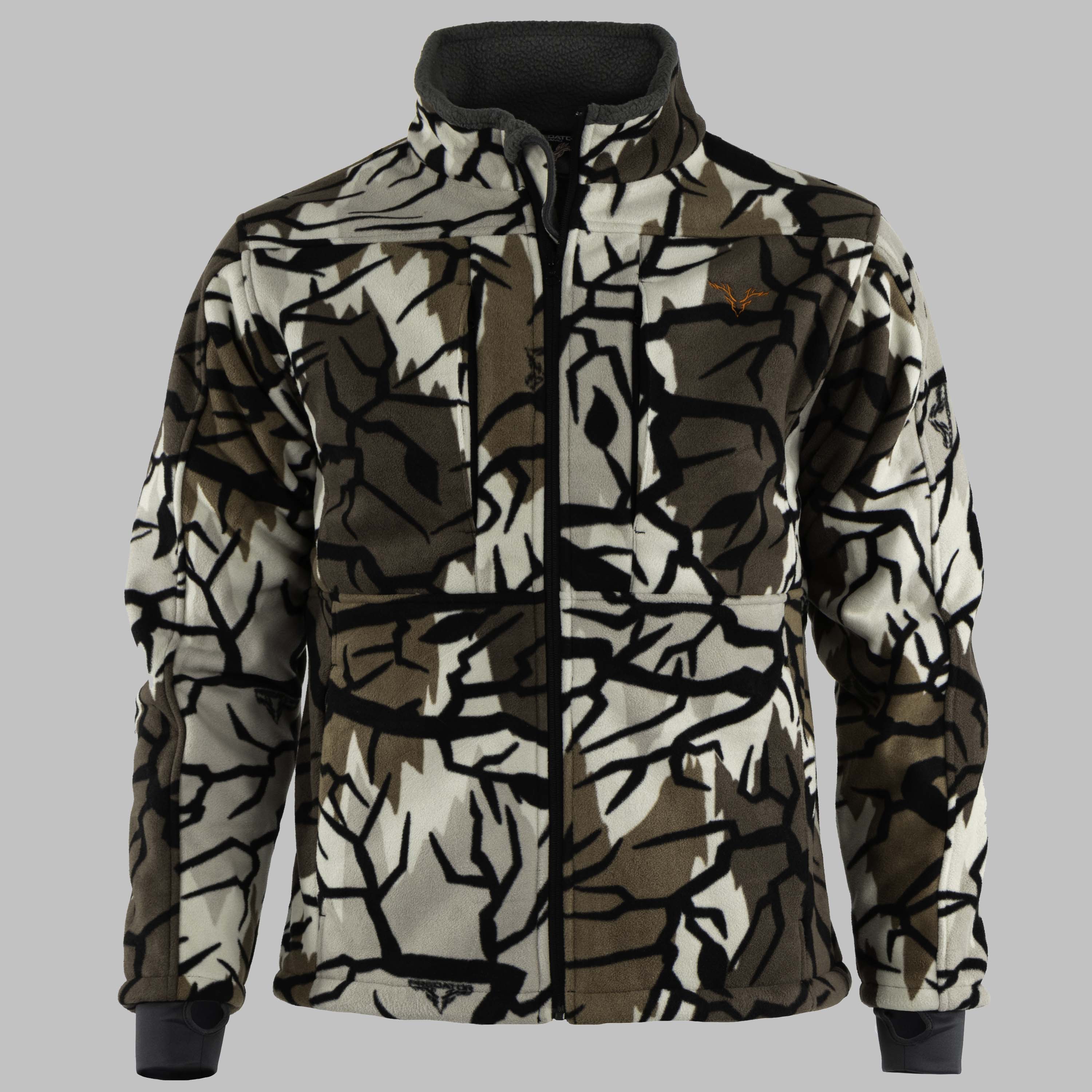 Camo fleece jacket hotsell