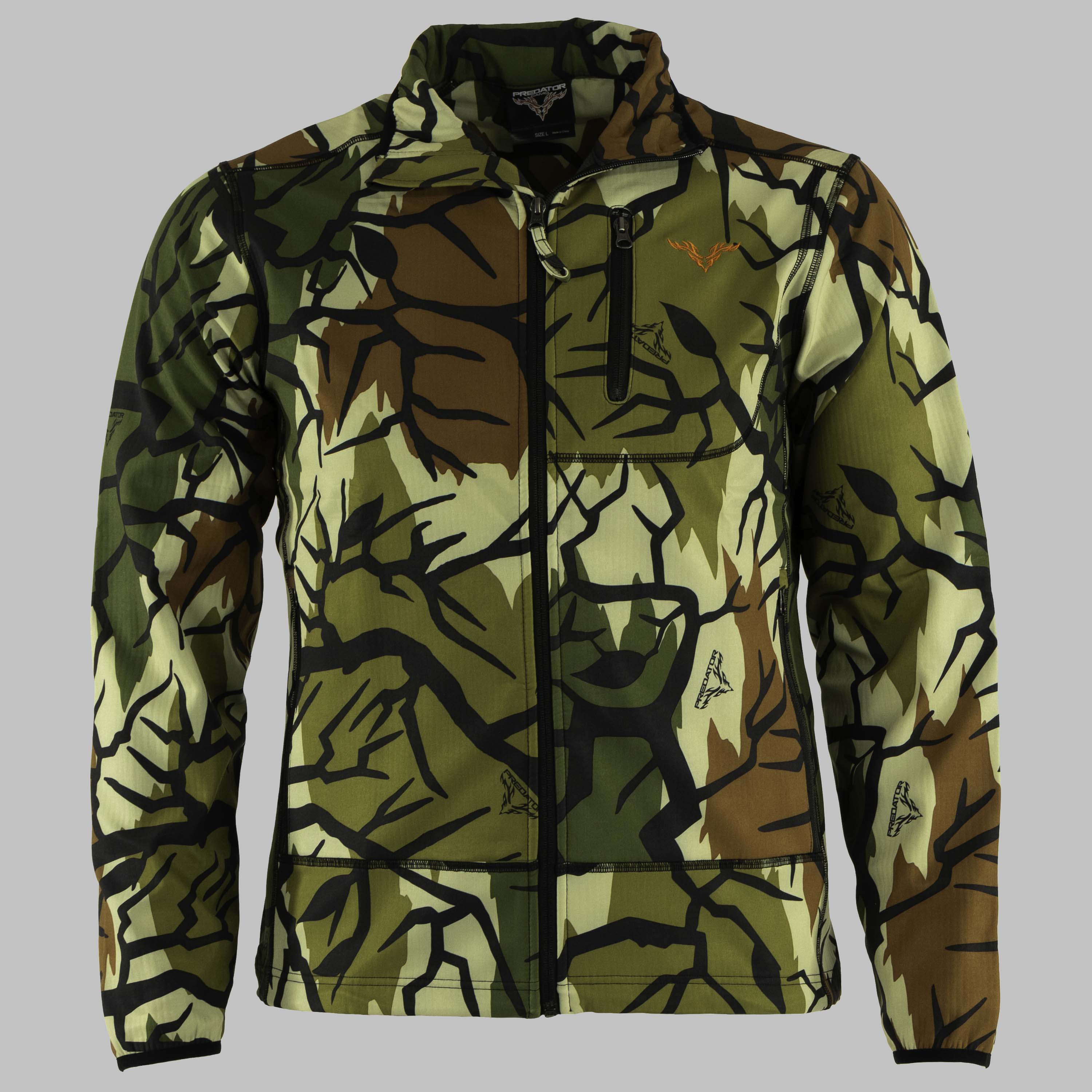 Alpine jacket front view #color_spring-green