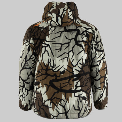 Insulated Camo Jacket Predator Fall Grey Back 