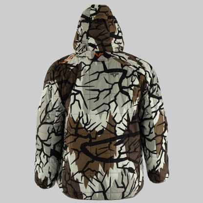 Ambush Insulated Jacket 2.0 Back with hood up. 