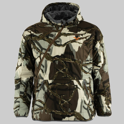 Insulated Camo Jacket Predator Brown Deception Front 