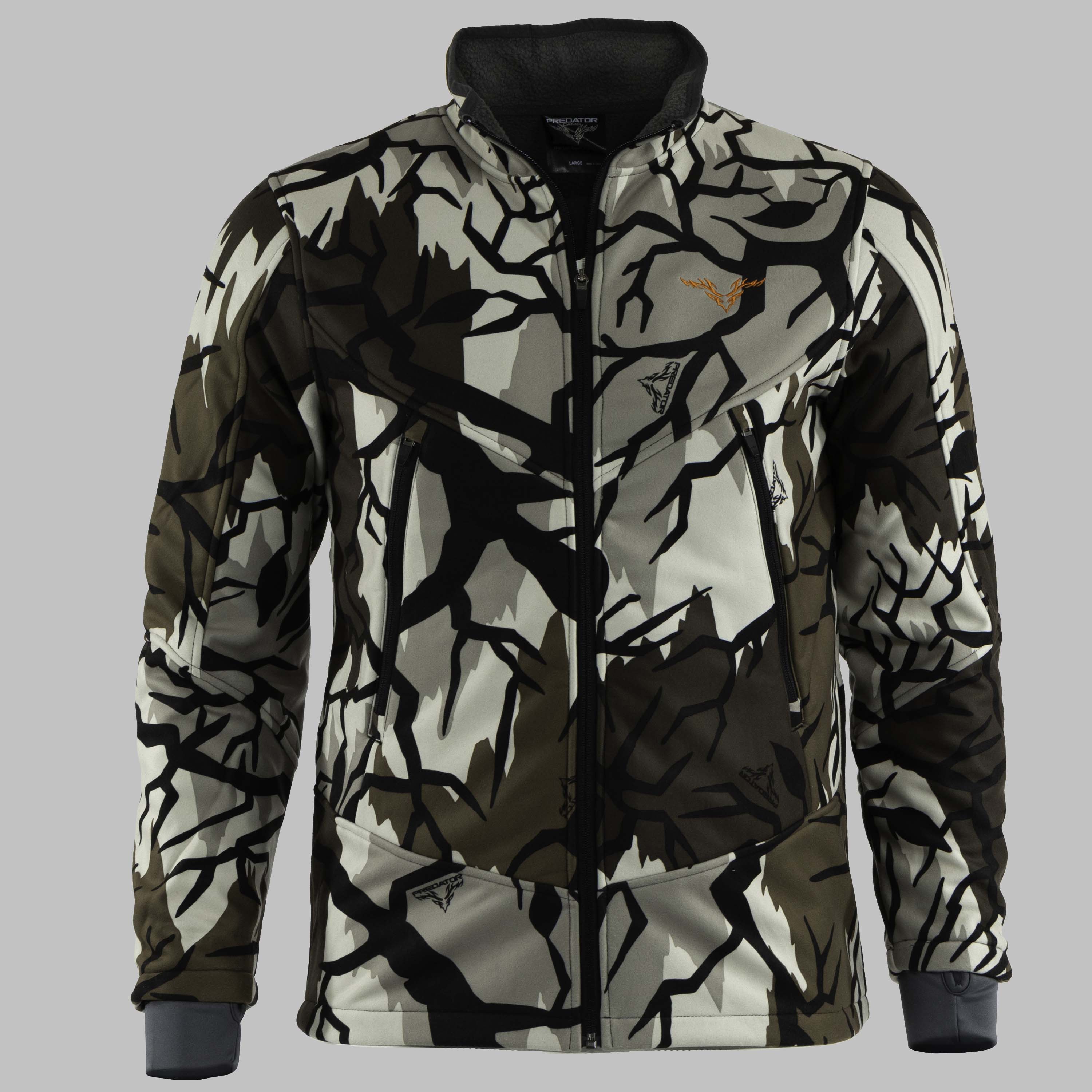 G2 whitetail jacket front view #color_fall-gray