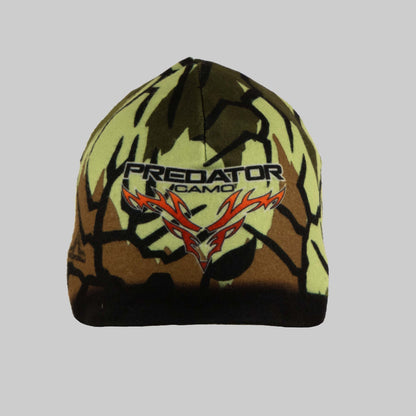 Reversible beanie in spring green camo